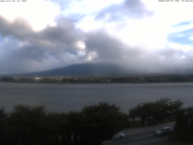 河口湖からの富士山