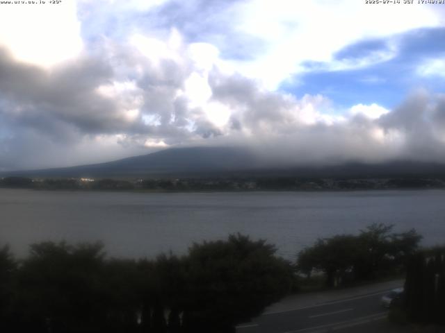 河口湖からの富士山