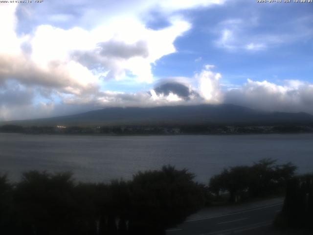河口湖からの富士山