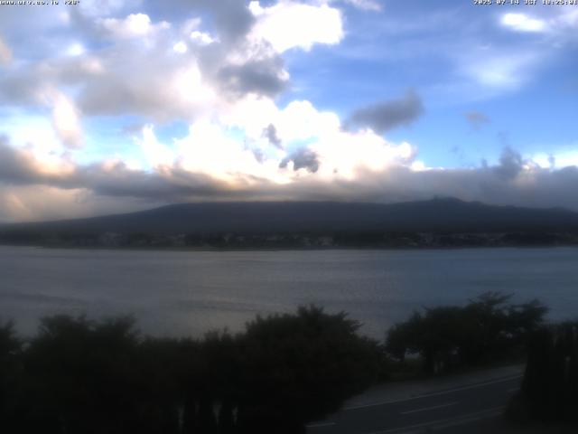 河口湖からの富士山