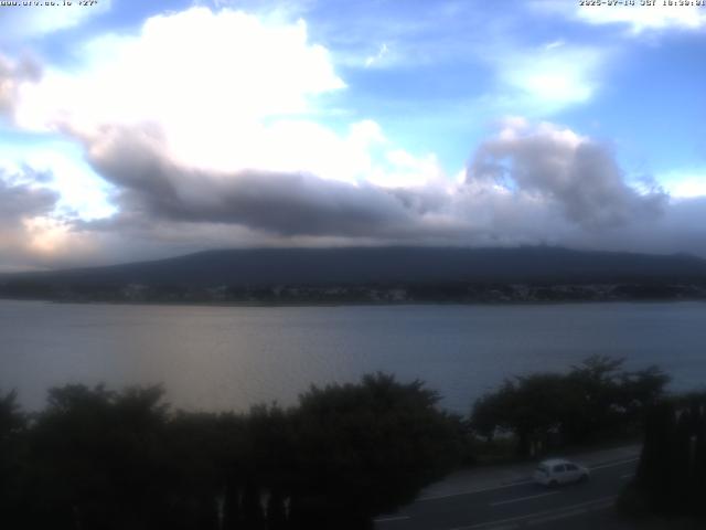 河口湖からの富士山