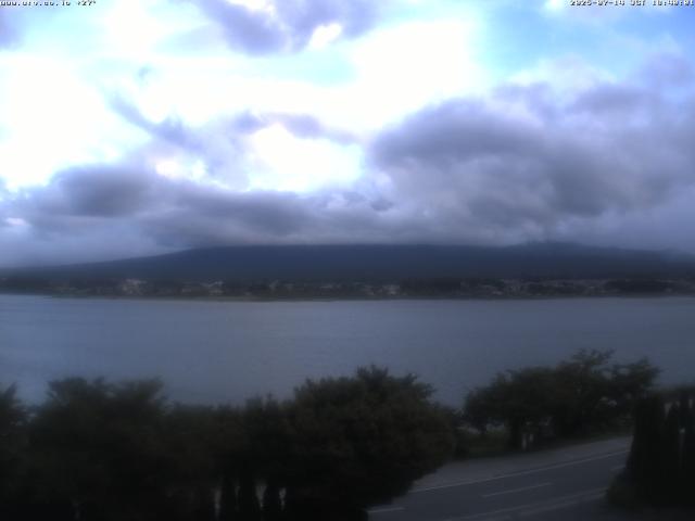 河口湖からの富士山
