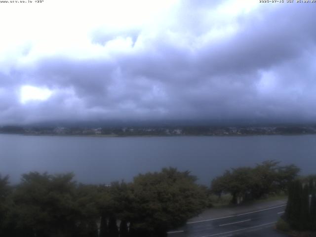 河口湖からの富士山