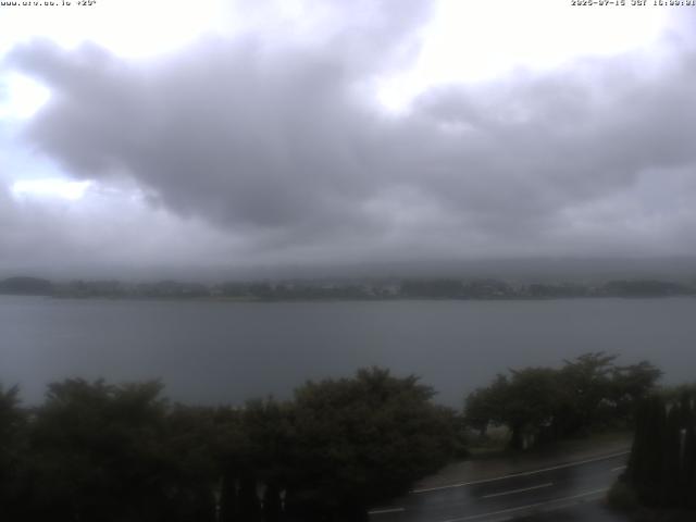 河口湖からの富士山