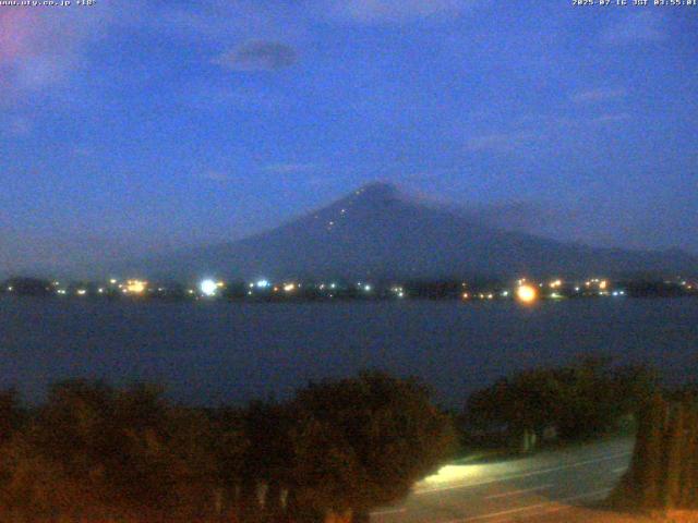 河口湖からの富士山