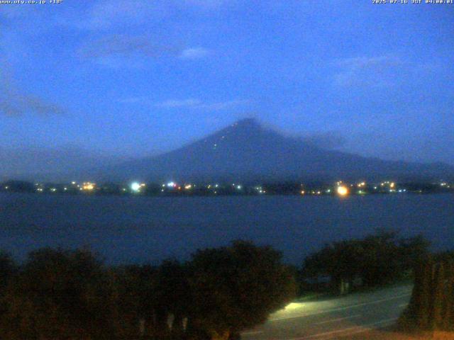 河口湖からの富士山