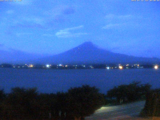 河口湖からの富士山