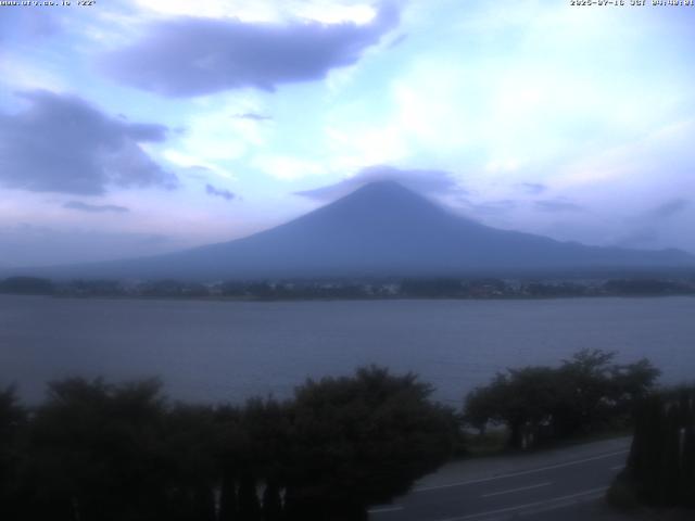 河口湖からの富士山