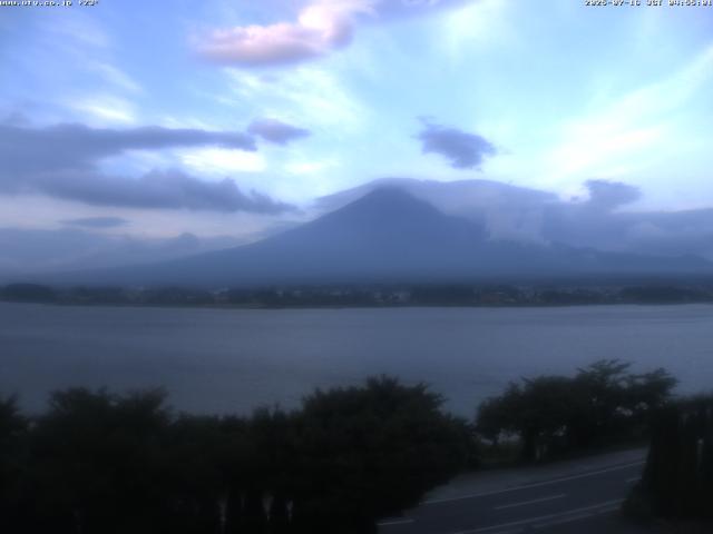 河口湖からの富士山