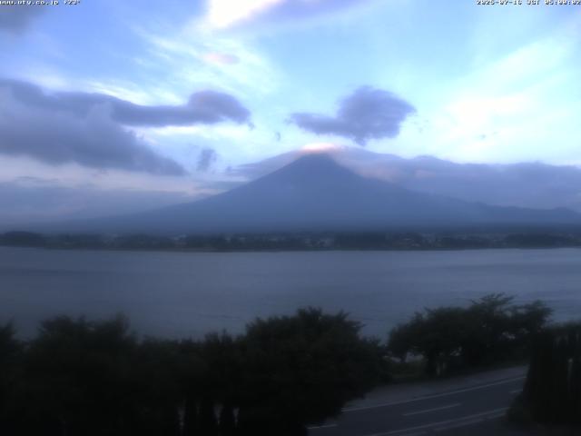 河口湖からの富士山