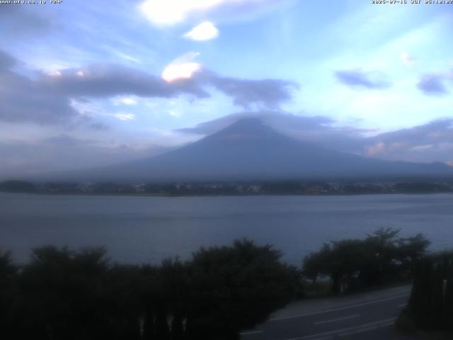 河口湖からの富士山