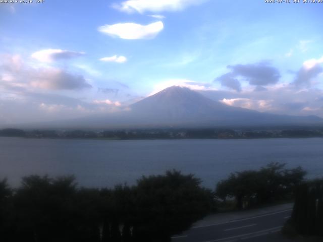 河口湖からの富士山