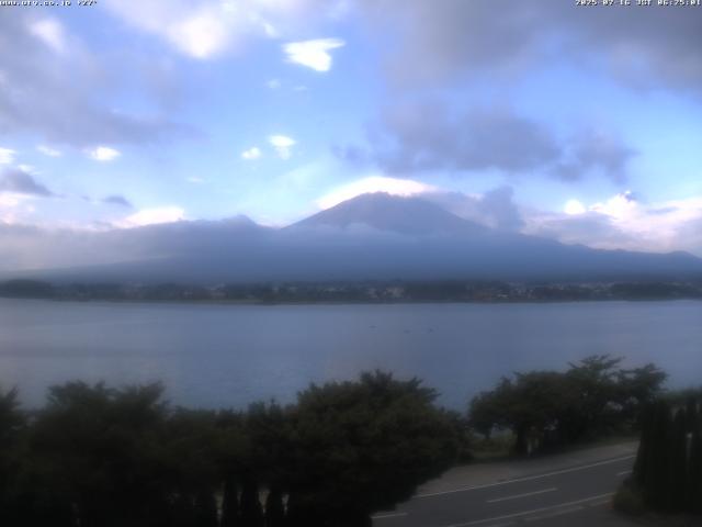 河口湖からの富士山