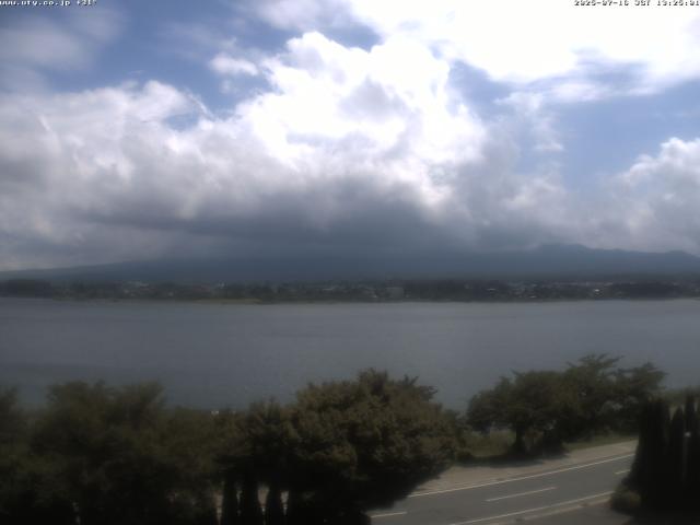 河口湖からの富士山