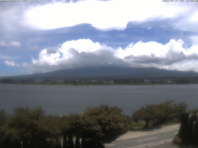 河口湖からの富士山