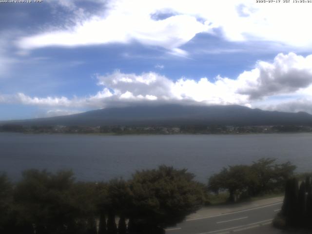 河口湖からの富士山