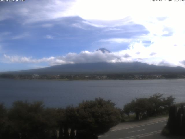 河口湖からの富士山