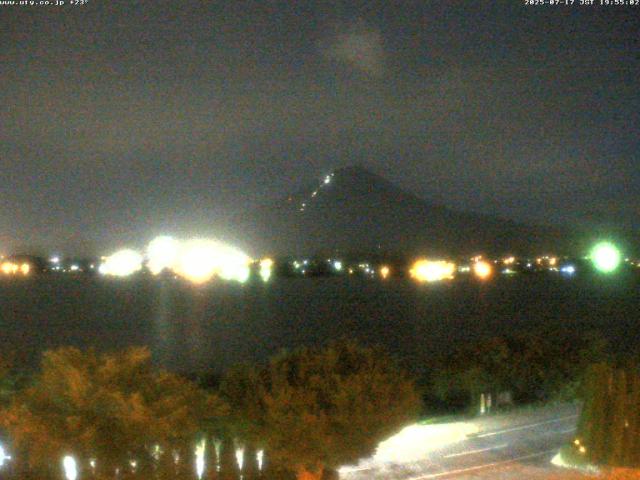 河口湖からの富士山