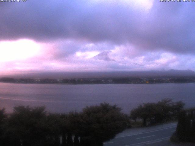 河口湖からの富士山