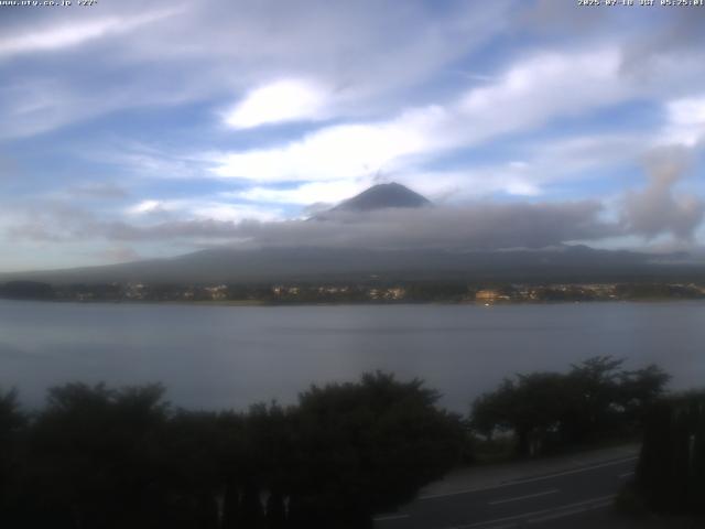 河口湖からの富士山