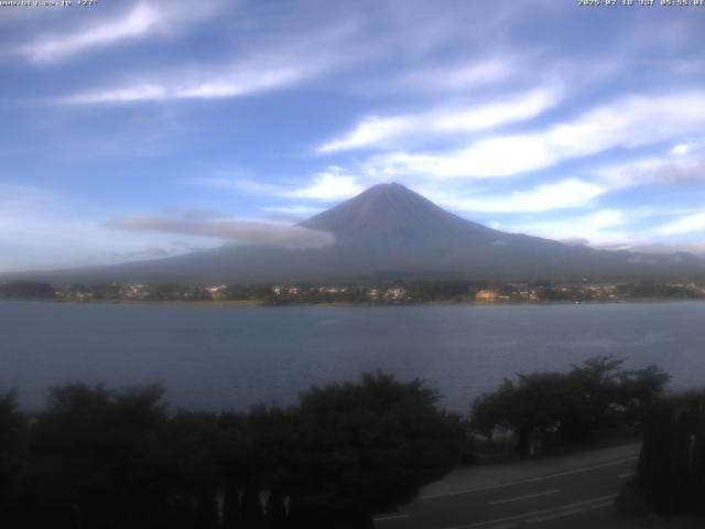 河口湖からの富士山