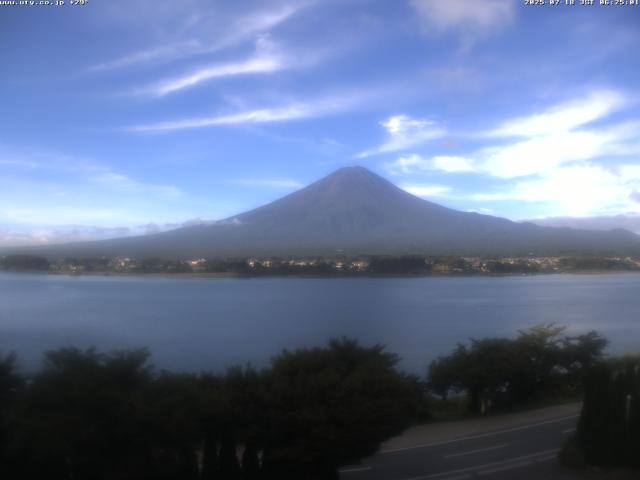 河口湖からの富士山