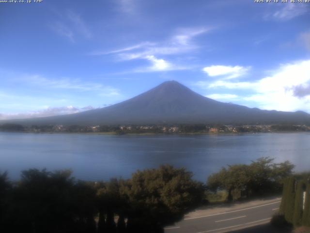 河口湖からの富士山