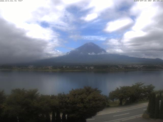 河口湖からの富士山