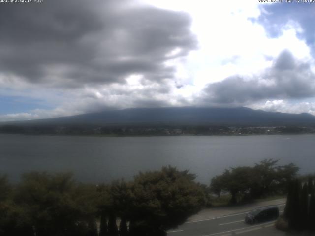 河口湖からの富士山