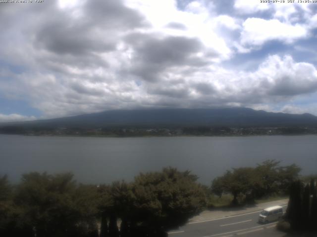 河口湖からの富士山