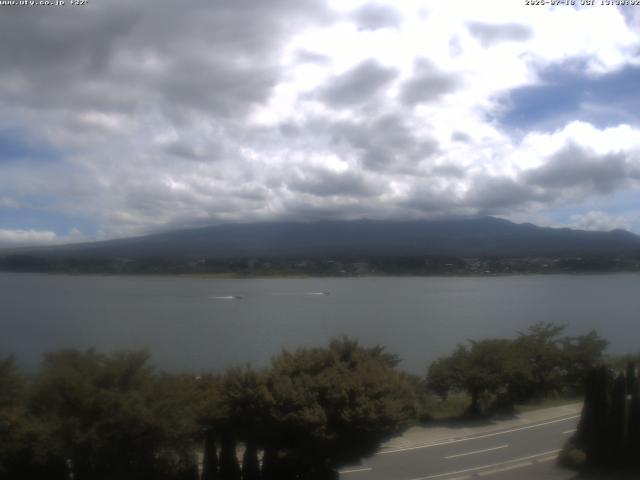 河口湖からの富士山