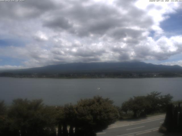 河口湖からの富士山