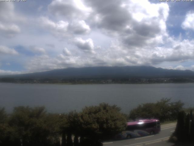 河口湖からの富士山