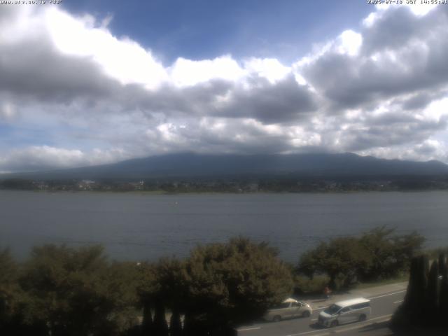 河口湖からの富士山