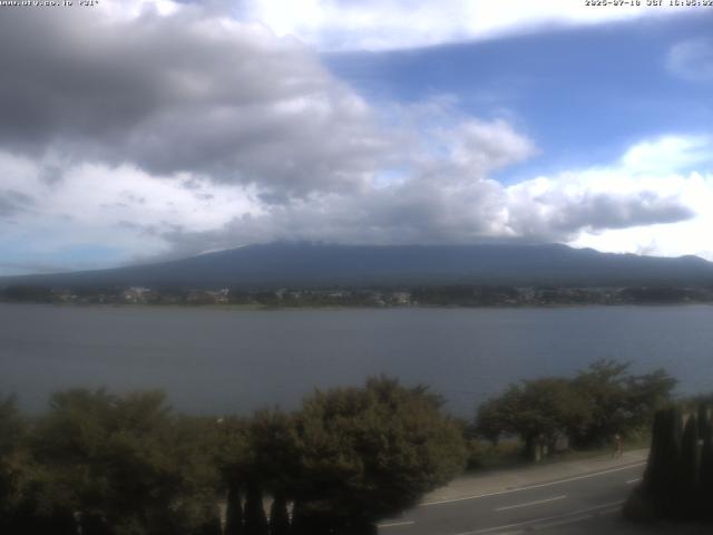 河口湖からの富士山