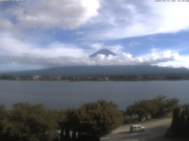 河口湖からの富士山
