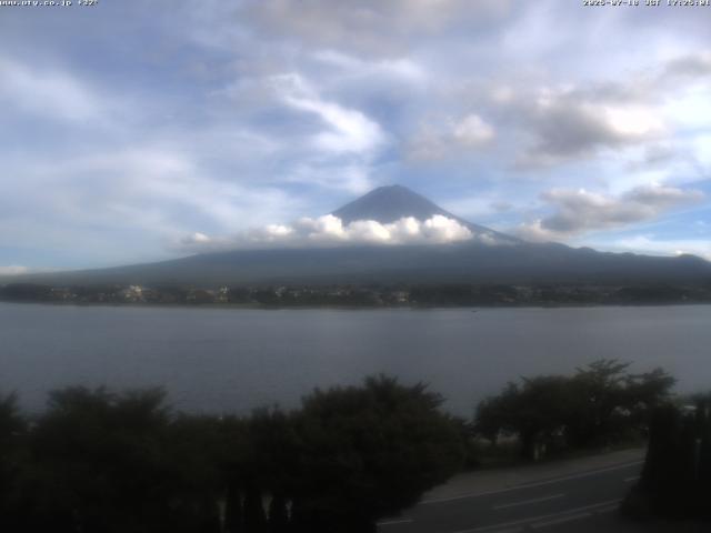 河口湖からの富士山