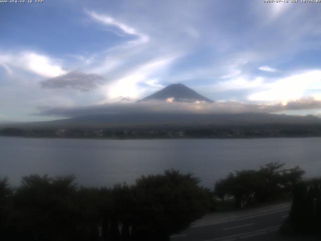 河口湖からの富士山