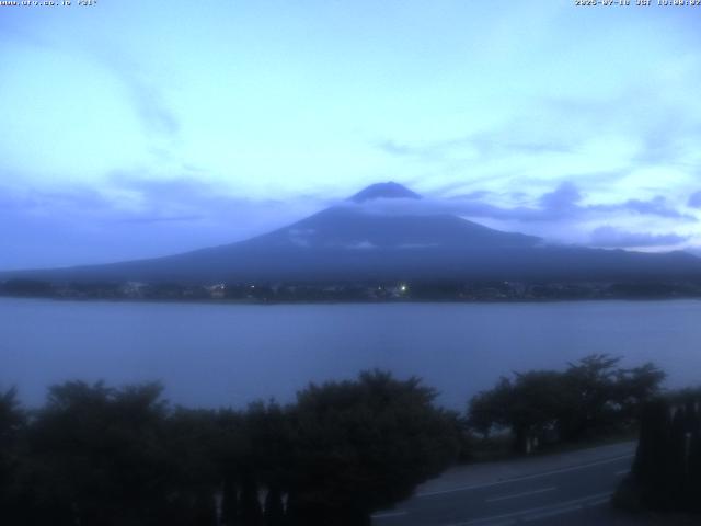 河口湖からの富士山