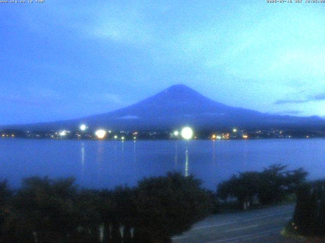 河口湖からの富士山