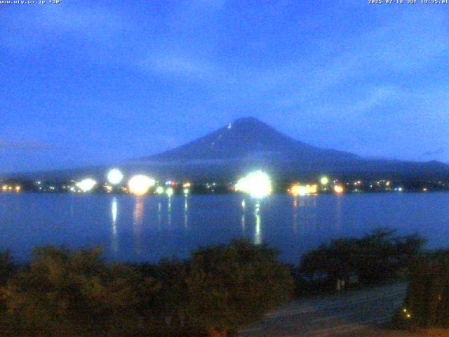 河口湖からの富士山