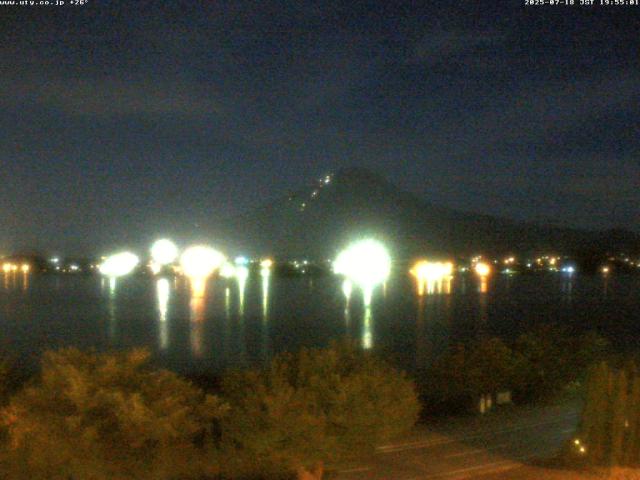 河口湖からの富士山