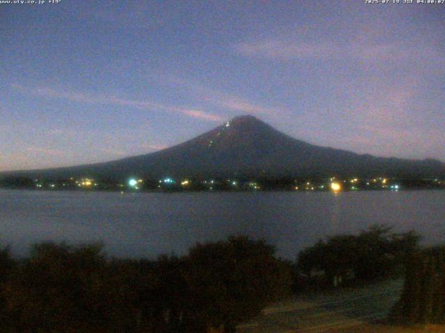 河口湖からの富士山