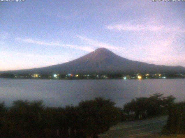 河口湖からの富士山