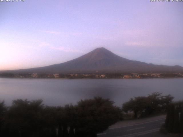 河口湖からの富士山