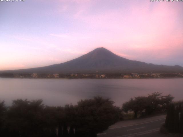 河口湖からの富士山