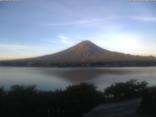 河口湖からの富士山