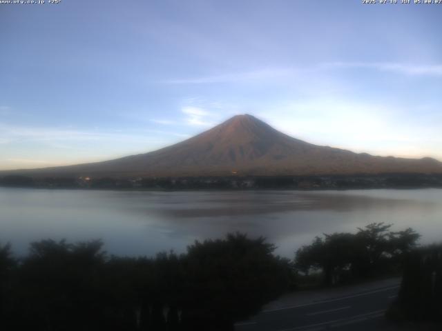 河口湖からの富士山