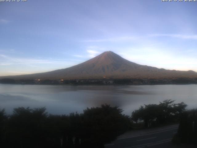 河口湖からの富士山