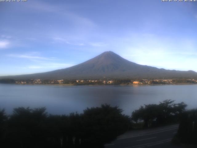 河口湖からの富士山